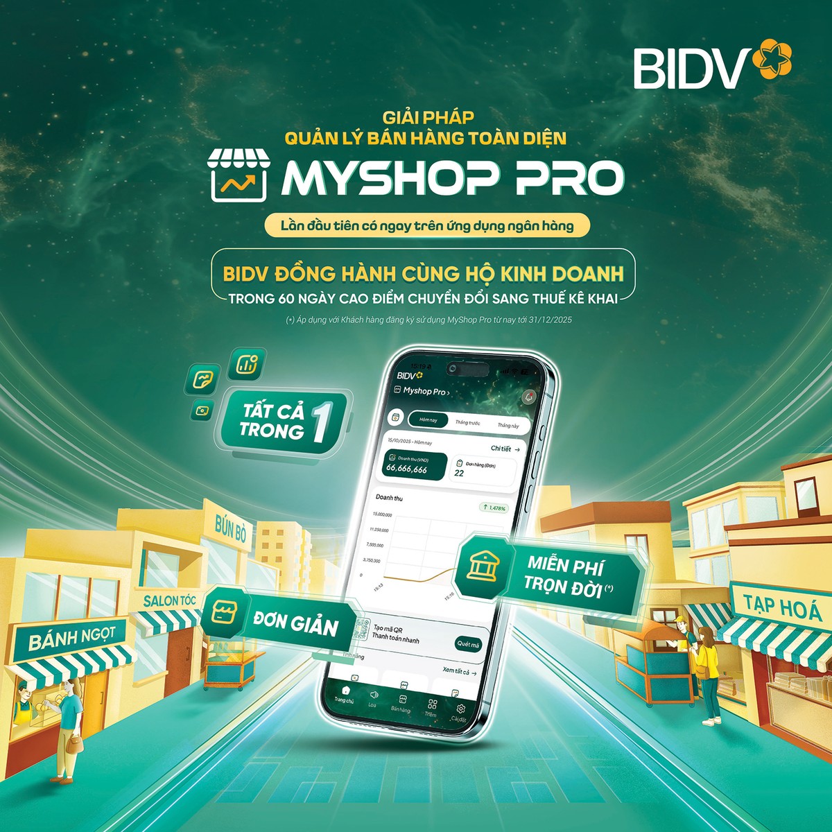 Chỉ với MyShop Pro, hộ Kl992 VIP Trang Chủ 2026 có thể bán hàng và quản lý thuận tiện, đồng thời bảo đảm tuân thủ quy định về thuế và hóa đơn điện tử