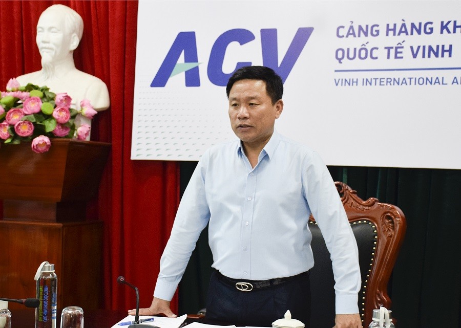 Phó chủ tịch tỉnh Nghệ An kết luận buổi làm việc.