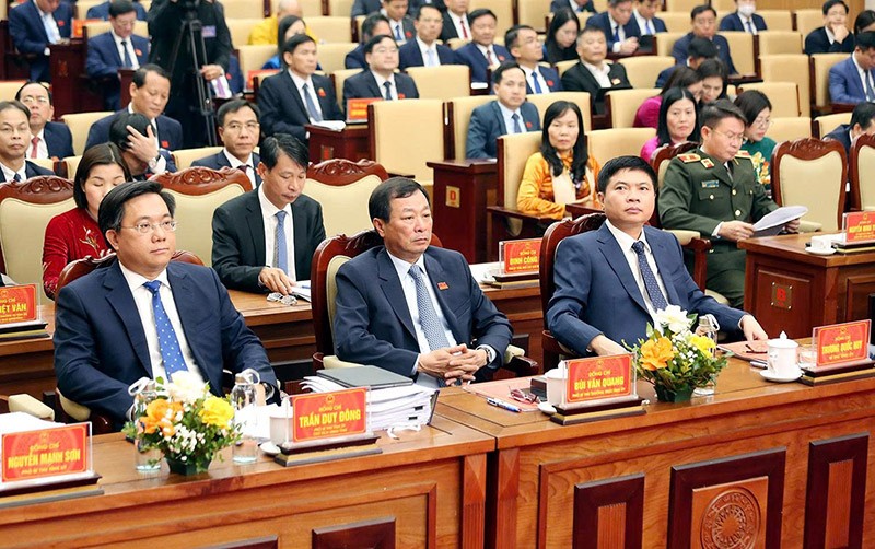 Các đại biểu tham dự cuộc họp.