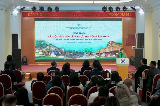 Quang cảnh Họp báo.
