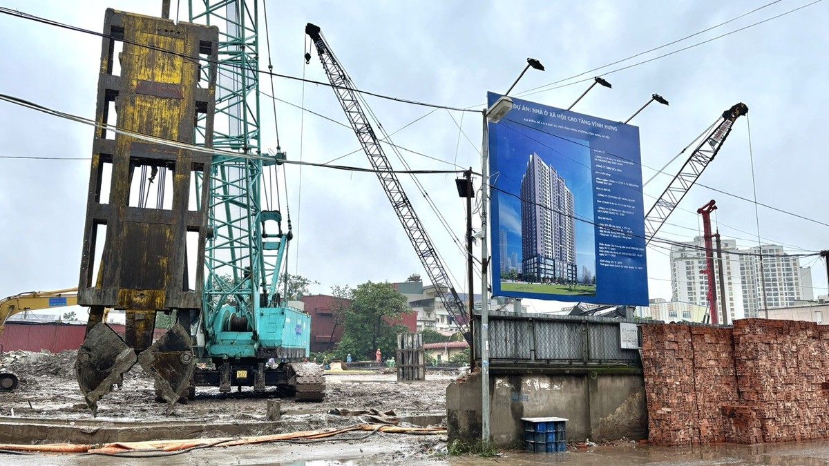 Dự án nhà ở Trang Chủ KL99Com Số 1 Link Đăng Ký KL999 Vĩnh Hưng chỉ cách Times City khoảng 1 km. Ảnh: Thanh Vũ