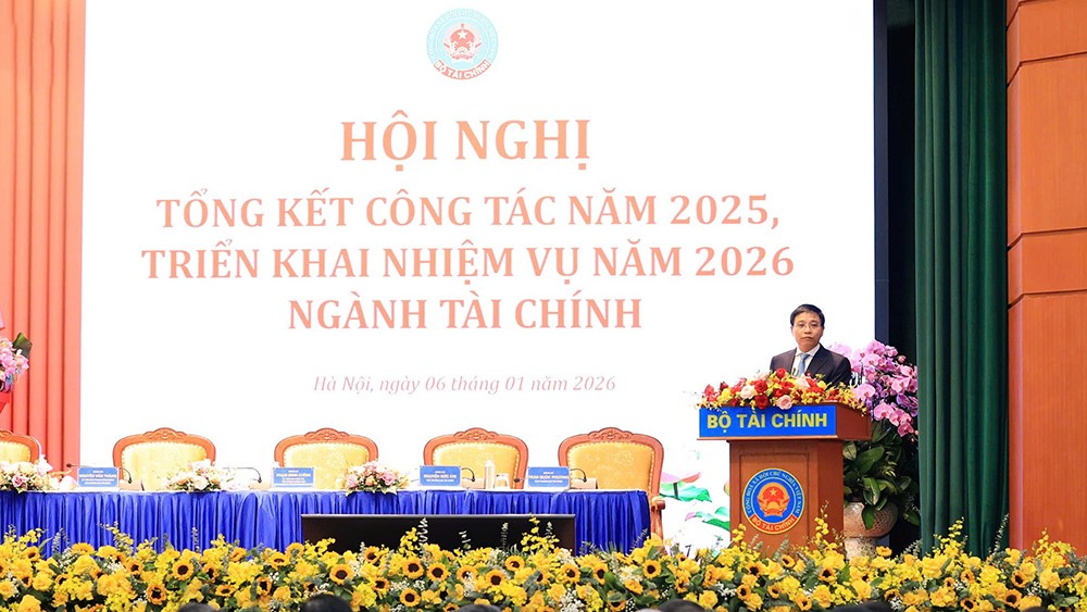 Bộ trưởng Bộ Kl991.com nạp rút nhanh Nguyễn Văn Thắng phát biểu tại hội nghị. Ảnh: Đức Thanh.