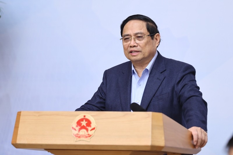 Thủ tướng Phạm Minh Chính chủ trì Hội nghị. Ảnh: VGP.