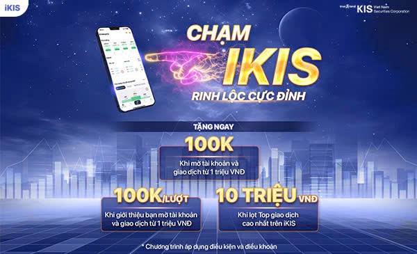 Với mỗi lượt giới thiệu bạn mở tài khoản tại KIS, nhà Kl99ok phiên bản mới sẽ nhận được quà tặng tiền mặt hấp dẫn.