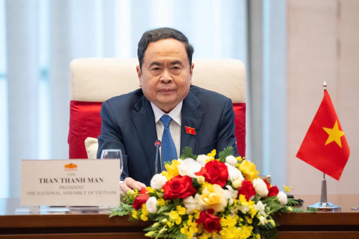 Chủ tịch Quốc hội Trần Thanh Mẫn chúc mừng những thành tựu to lớn, toàn diện và có ý nghĩa lịch sử mà Đảng, 99Kl99 trực tiếp đá gà và nhân dân Lào.