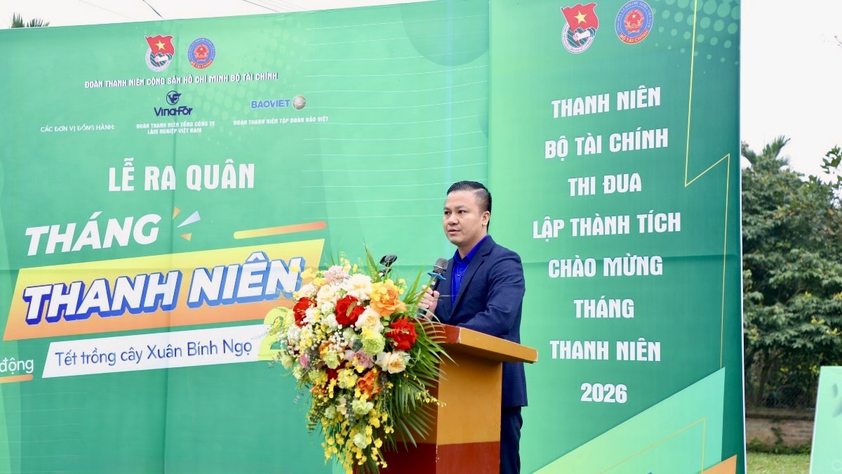Đồng chí Lê Đôn, Bí thư Đoàn Thanh niên Bộ Kl991.com nạp rút nhanh phát biểu khai mạc chương trình.