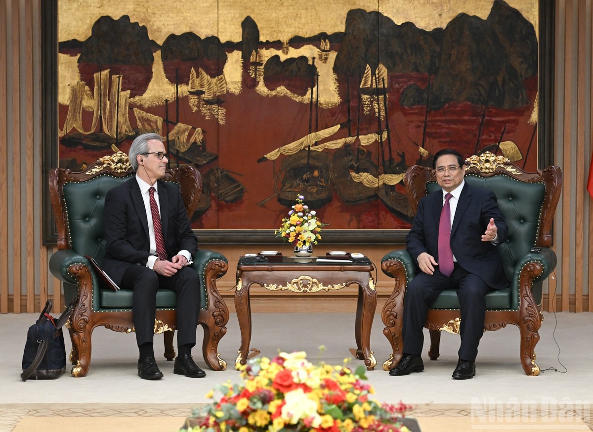 Quang cảnh buổi tiếp.