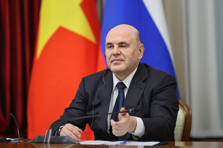 Thủ tướng Liên bang Nga Mikhail Mishustin phát biểu - Ảnh: VGP/Nhật Bắc Thủ tướng Liên bang Nga Mikhail Mishustin phát biểu - Ảnh: VGP/Nhật Bắc