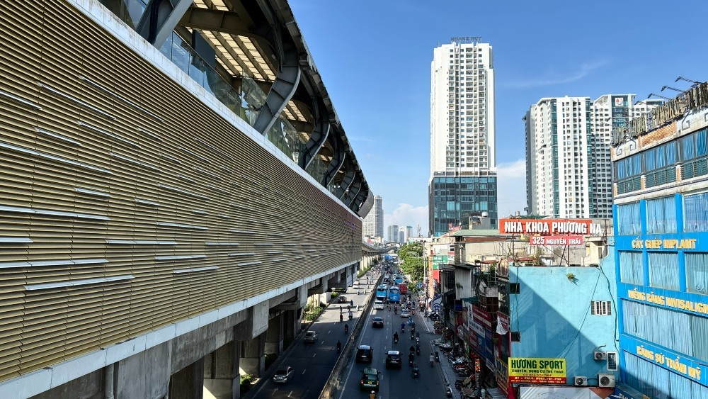 Vị trí dự án nhà ở Trang Chủ KL99Com Số 1 Link Đăng Ký KL999 275 Nguyễn Trãi sẽ nằm gần toà nhà Hoàng Huy. Ảnh: Thanh Vũ