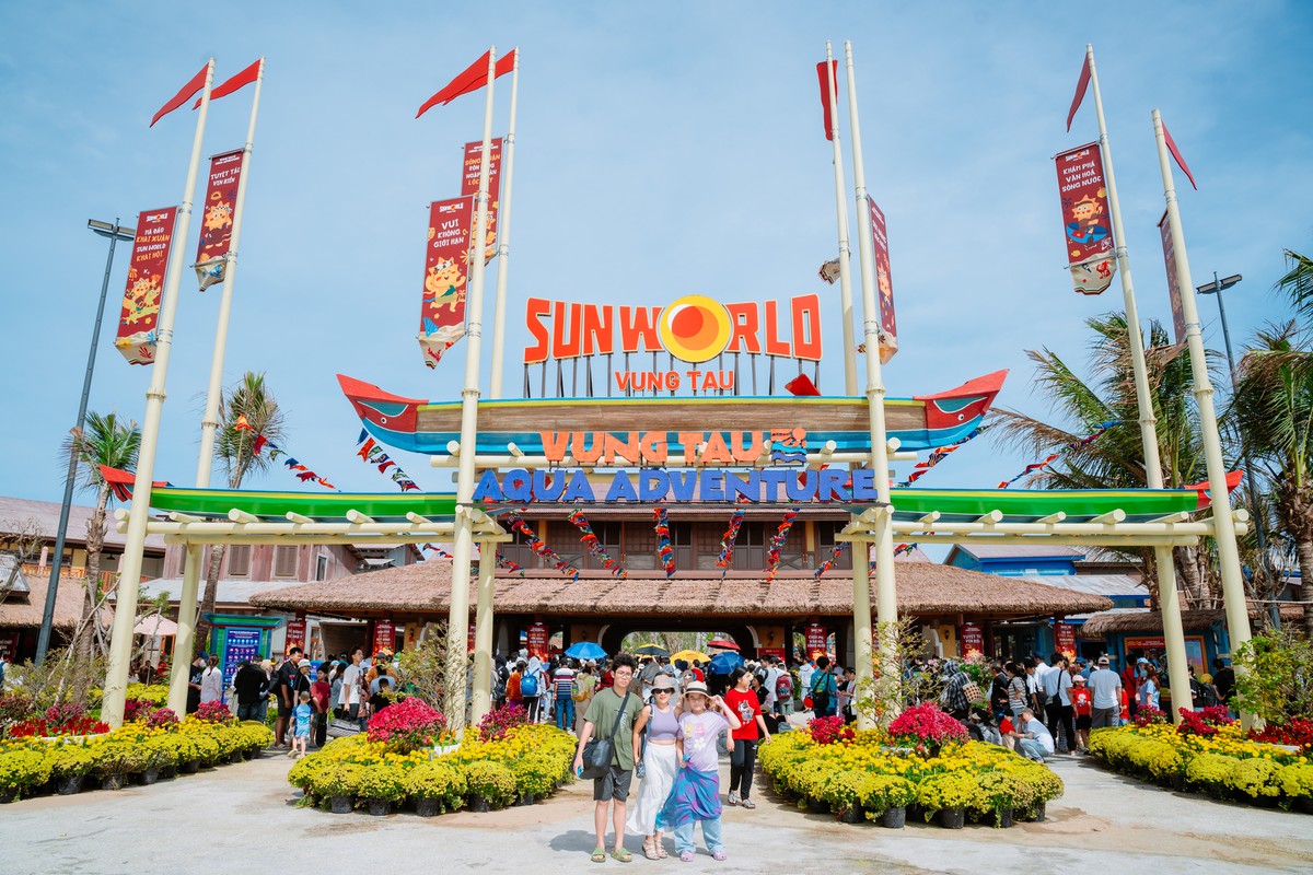 Công viên nước Sun World Vũng Tàu – Aqua Aventure tâm điểm du lịch mới tại Bãi Sau. Ảnh: Ánh Dương