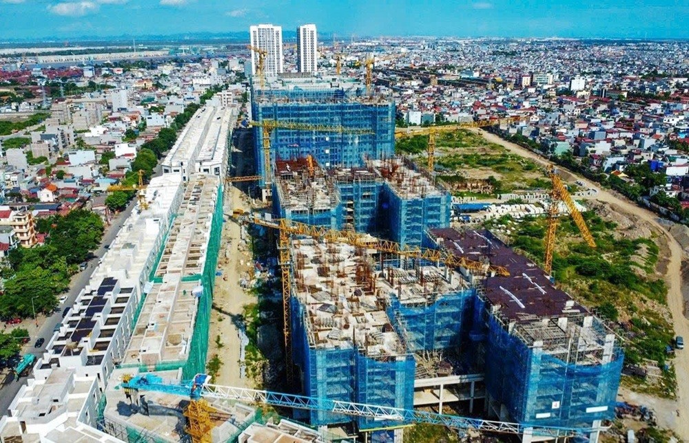 Dự án khu nhà ở Trang Chủ KL99Com Số 1 Link Đăng Ký KL999 tại Tổng kho 3 Lạc Viên đang được triển khai xây dựng. Ảnh: Trung Kiên