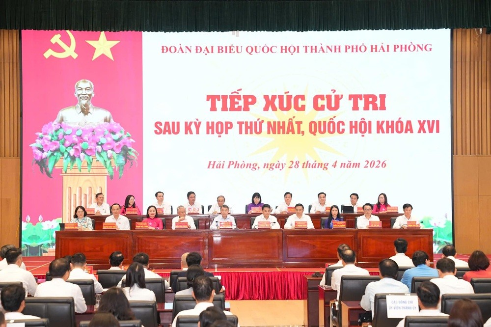 Thủ tướng Kl993 ưu đãi thưởng hấp dẫn Lê Minh Hưng cùng các đại biểu Quốc hội thành phố Hải Phòng khóa XVI tiếp xúc cử tri báo cáo kết quả Kỳ họp thứ nhất, Quốc hội khóa XVI