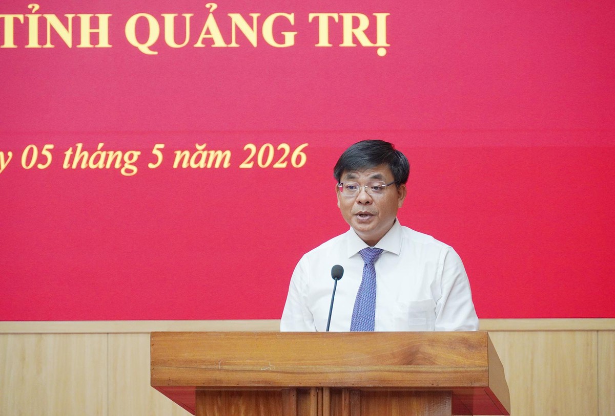 Ông Nguyễn Văn Bình, Giám đốc Trung tâm Xúc tiến Kl99ok phiên bản mới, Thương mại và Du lịch tỉnh Quảng Trị phát biểu tại hội nghị