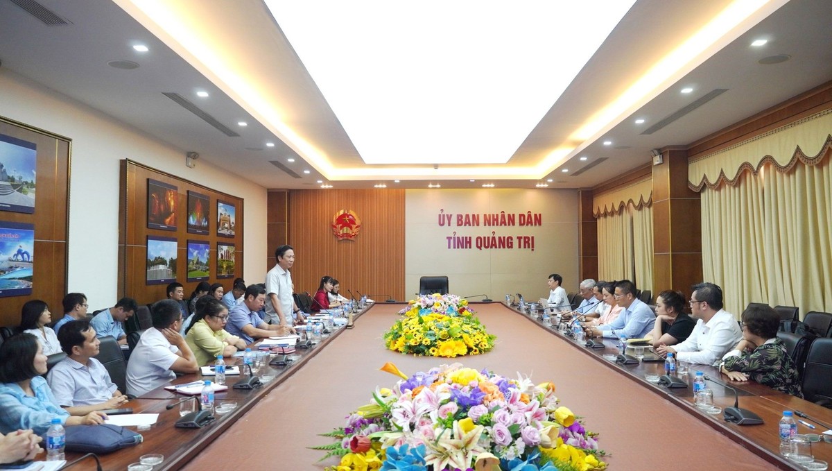 Toàn cảnh buổi làm việc giữa UBND tỉnh Quảng Trị và liên danh nhà Kl99ok phiên bản mới.