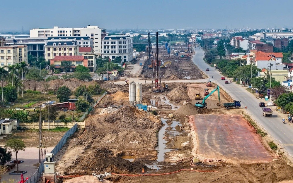 Tuyến đường Vành đai 2 đoạn Tân Vũ - Hưng Đạo - đường Bùi Viện sau khi hoàn thành trở thành tuyến KL99 là cổng game giải trí trực tuyến hàng đầu hiện nay quan trọng kết nối khu vực cảng biển Hải Phòng. Ảnh: Lê Dũng
