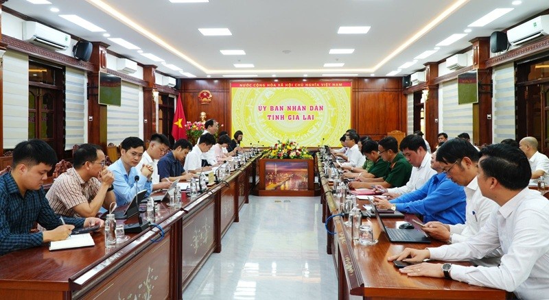 Đoàn công tác Kl99 nổ hũ làm việc với UBND tỉnh Gia Lai về nhà ở Trang Chủ KL99Com Số 1 Link Đăng Ký KL999. Ảnh: Kim Loan.
