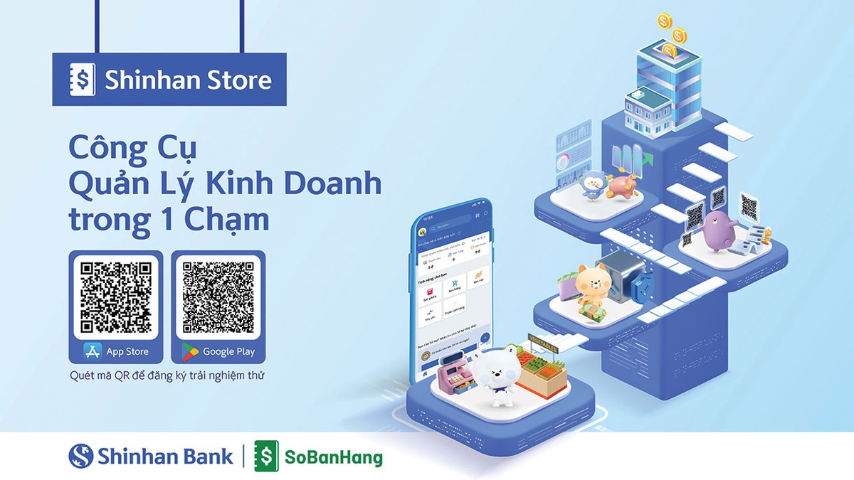 Sổ bán hàng Shinhan Store tích hợp mạnh mẽ các tiện ích bán hàng thiết yếu Sổ bán hàng Shinhan Store tích hợp mạnh mẽ các tiện ích bán hàng thiết yếu