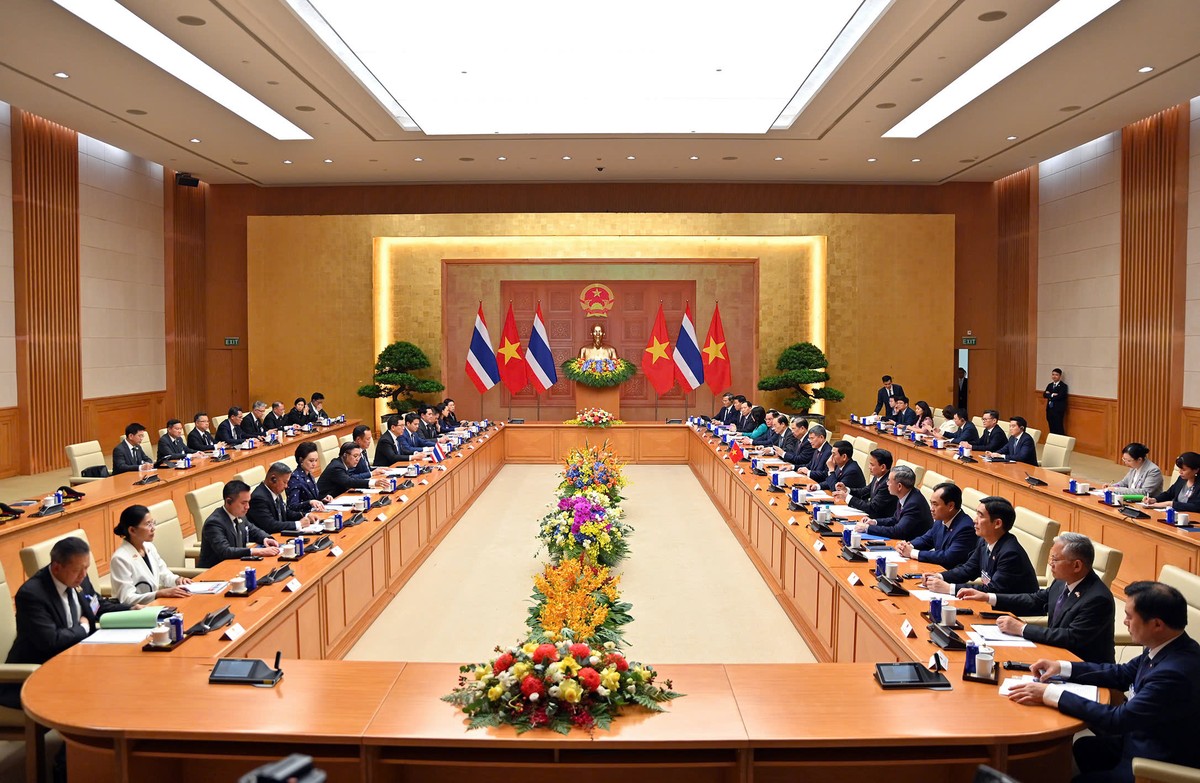 Quang cảnh hội đàm. Ảnh: Đức Thanh.