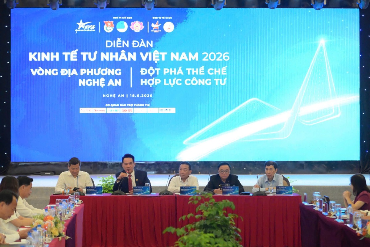 Vòng đối thoại địa phương Diễn đàn Kl992 cổng game cá cược tư nhân Việt Nam 2026 (VPSF 2026) - Phiên đối thoại tỉnh Nghệ An diễn ra sáng 18/6