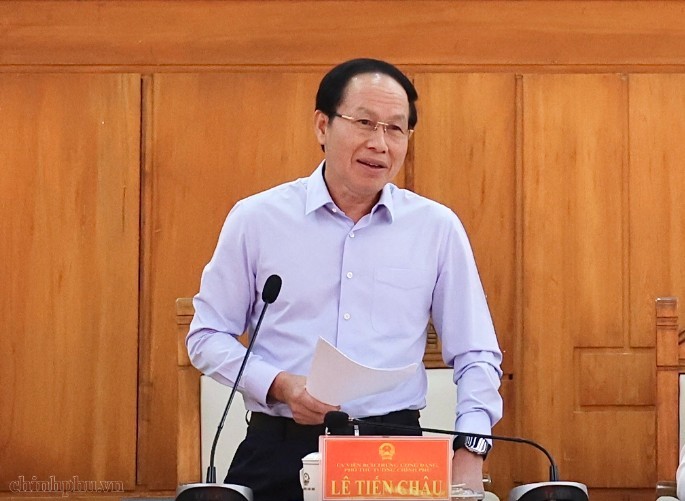 Phó Thủ tướng phát biểu kết luận cuộc họp. Ảnh: VGP.