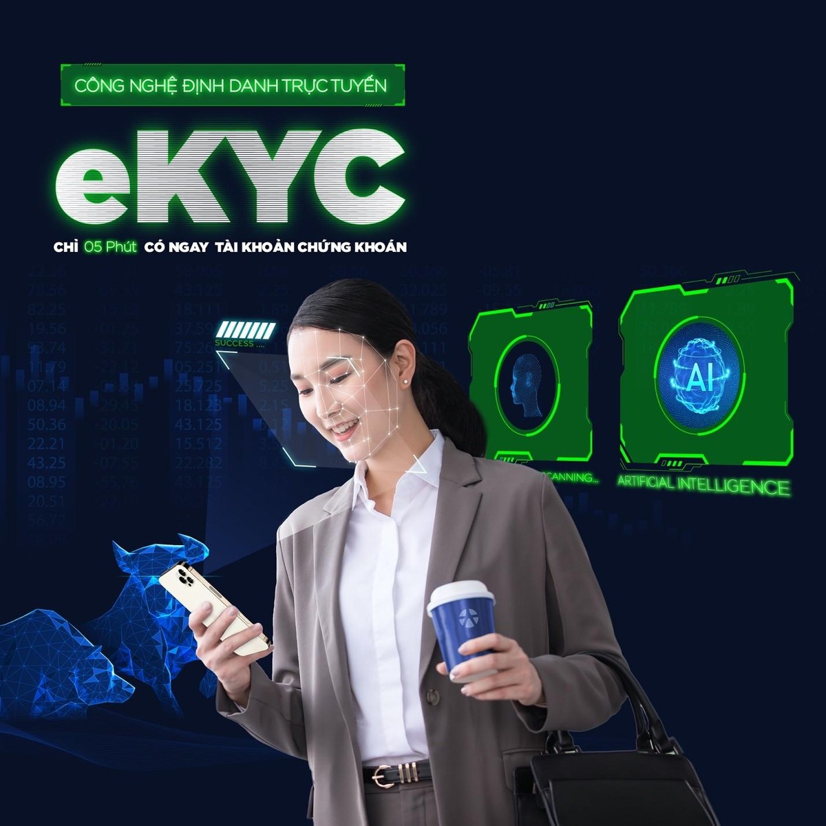 Tuyệt đối bảo mật bởi dịch vụ mở tài khoản trực tuyến 100% của Yuanta Việt Nam triển khai trên nền tảng trí tuệ nhân tạo AI