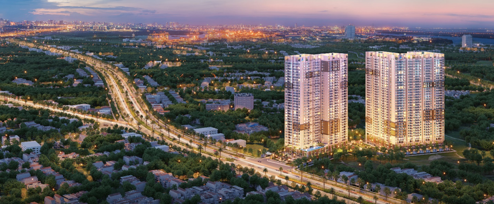 Khu căn hộ Opal Boulevard tại thành phố Dĩ An, Bình Dương gồm 2 tháp 36 tầng với gần 1.500 sản phẩm đã được bàn giao trong quý II/2021