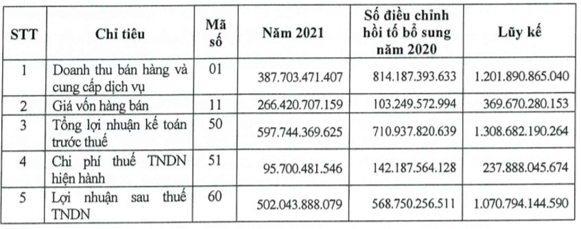 Số liệu Báo cáo Kl991.com nạp rút nhanh riêng công ty mẹ năm 2021