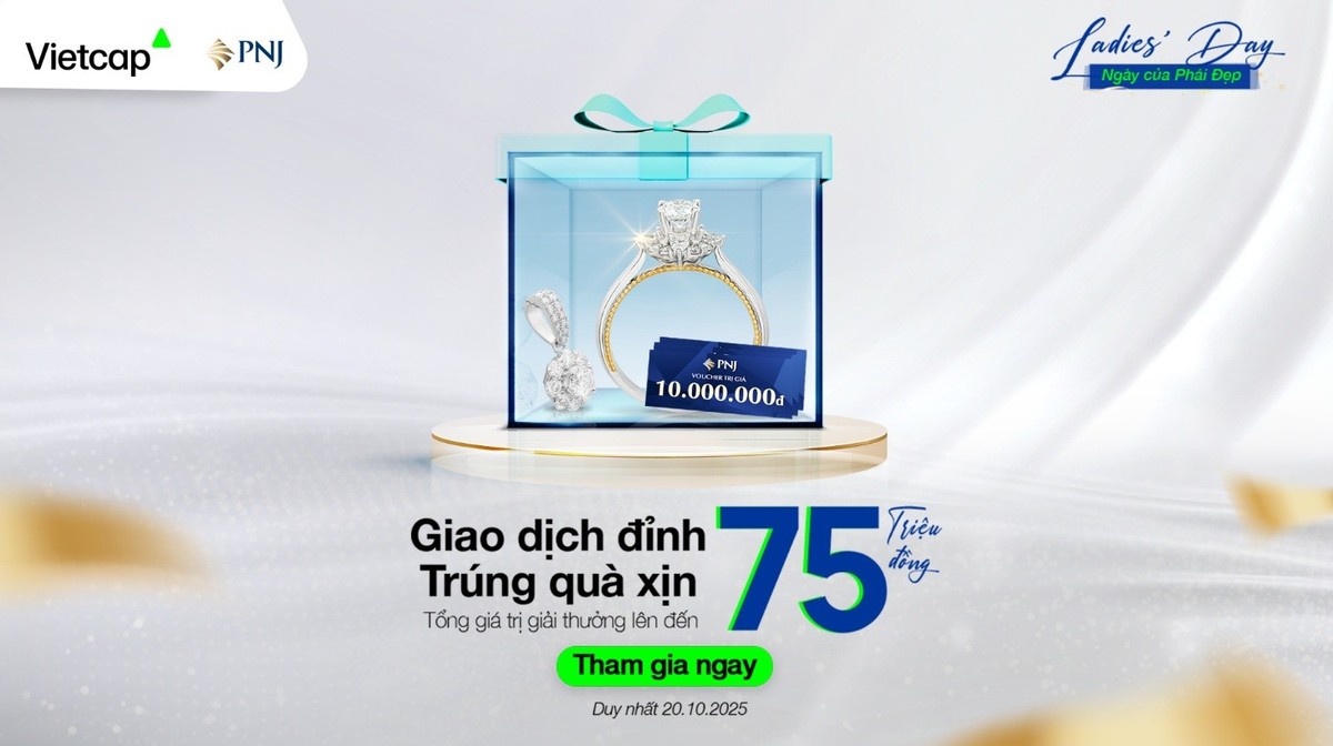 Vietcap muốn gửi lời cảm ơn chân thành đến cộng đồng nhà Kl99ok phiên bản mới nữ thông qua chương trình "Ladies’ Day 20.10”