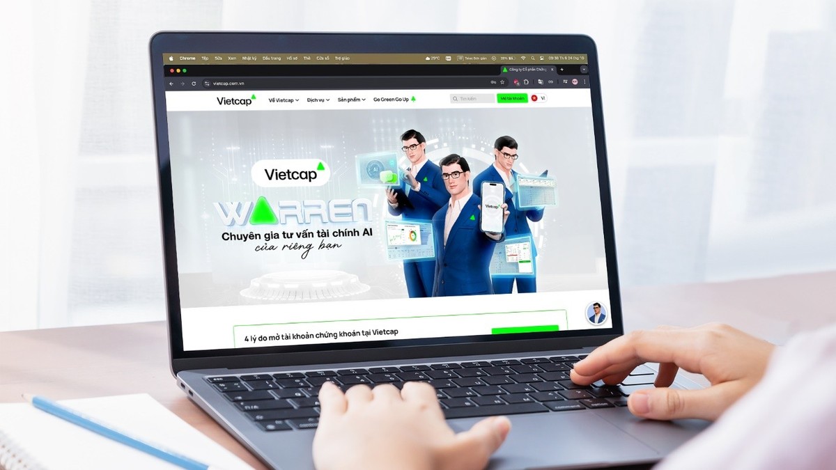 Warren - Chuyên gia tư vấn Kl991.com nạp rút nhanh AI cá nhân hoá cho nhà Kl99ok phiên bản mới. Ảnh: Vietcap