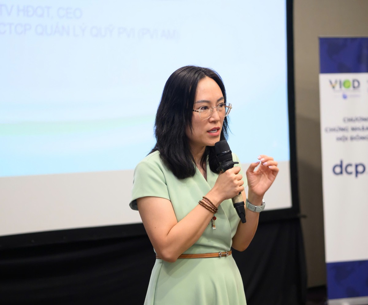 Bà Trịnh Quỳnh Giao, Thành viên HĐQT, CEO PVI AM chia sẻ.