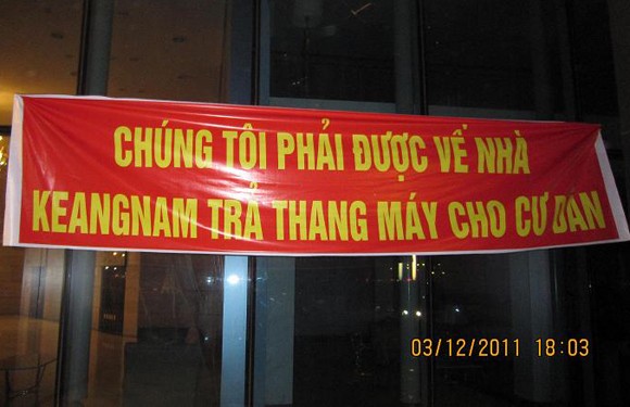 Dân tố Công ty Keangnam Vina lên cấp thành phố ảnh 1