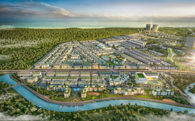Toàn cảnh đại đô thị Meyhomes Capital Phú Quốc. Ảnh phối cảnh.