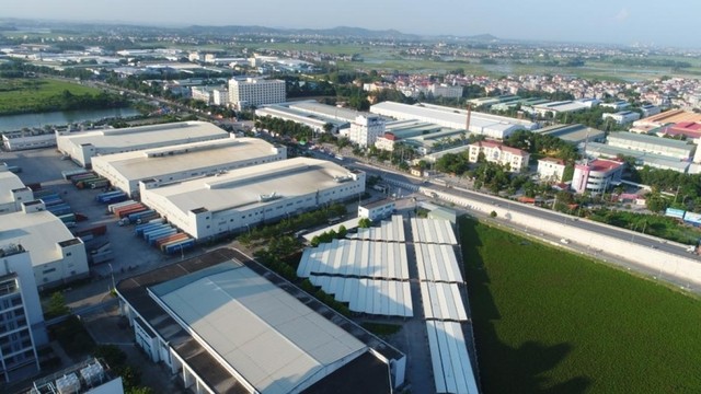 Một khu công nghiệp ở Bắc Giang. Ảnh: Internet.