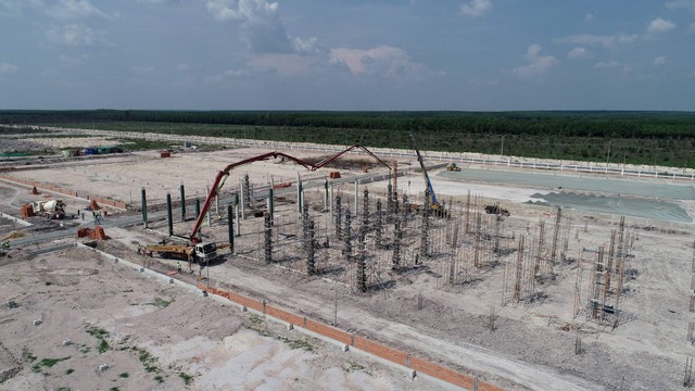 Thị trường liên tục chứng kiến các dự án khu công nghiệp mới được xây dựng. Ảnh: Bình Minh.