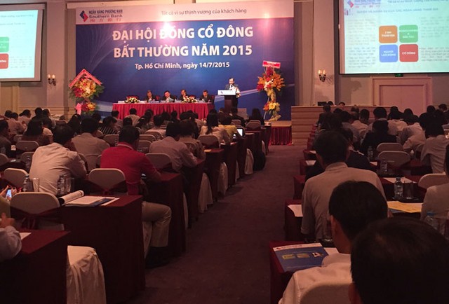 ĐHCĐ bất thường SouthernBank: Ông Trầm Bê vui mừng khi Trang Chủ KL99Com Số 1 Link Đăng Ký KL999 thông qua phương án sáp nhập ảnh 3