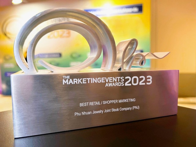 PNJ 2 năm liên tiếp được vinh danh giải thưởng Best Retail Marketing (Ảnh: Minh Phụng)
