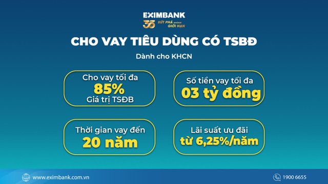 Gói vay tiêu dùng của Eximbank như một giải pháp tối ưu để hiện thực hóa sở hữu ngôi nhà mơ ước.