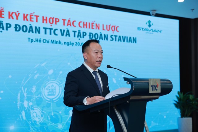 Ông Đinh Đức Thắng - Chủ tịch Hội đồng Quản trị kiêm Tổng giám đốc điều hành Kl994 game bài casino hấp dẫn Stavian kỳ vọng về sự hợp tác hiệu quả giữa hai Kl994 game bài casino hấp dẫn