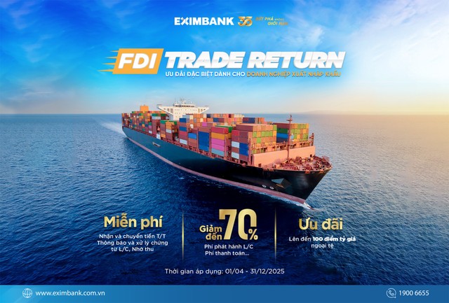 Eximbank ra mắt chương trình Trade Return với nhiều ưu đãi hấp dẫn