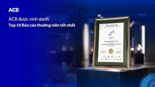 ACB được vinh danh “Top 10 Báo cáo thường niên tốt nhất” nhóm ngành Kl991.com nạp rút nhanh.