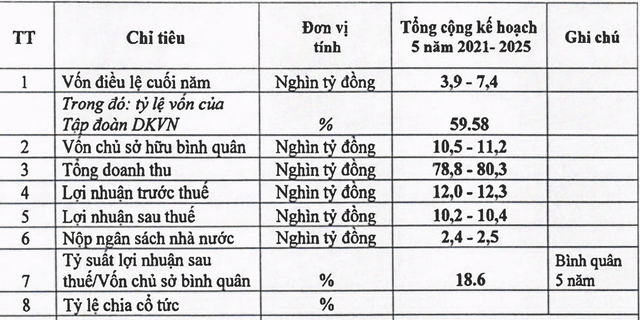 Chỉ số Kl991.com nạp rút nhanh công ty mẹ PVFCCo giai đoạn 2021-2025