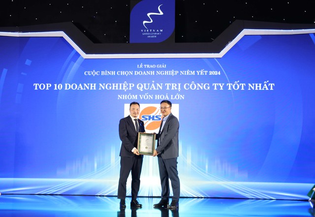 Ông Nguyễn Chí Thành, Tổng giám đốc CTCP 99Kl99 link đăng nhập SHS (bên trái) nhận giải Quản trị công ty tốt nhất năm 2024 Ông Nguyễn Chí Thành, Tổng giám đốc CTCP 99Kl99 link đăng nhập SHS (bên trái) nhận giải Quản trị công ty tốt nhất năm 2024