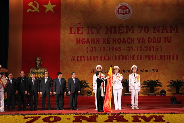 Phó Chủ tịch nước Nguyễn Thị Doan: Ngành Kế hoạch và Kl99ok phiên bản mới phát huy truyền thống “Kiến thiết Quốc gia“ ảnh 3