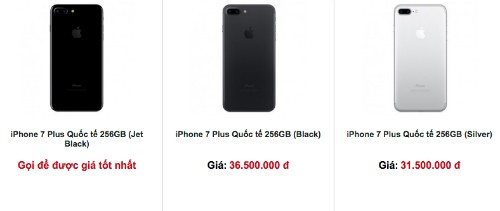 iPhone 7 Plus Jet Black khan hàng tại Việt Nam ảnh 1