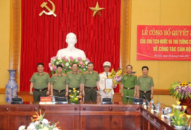Nhân sự mới Bộ Công an ảnh 1