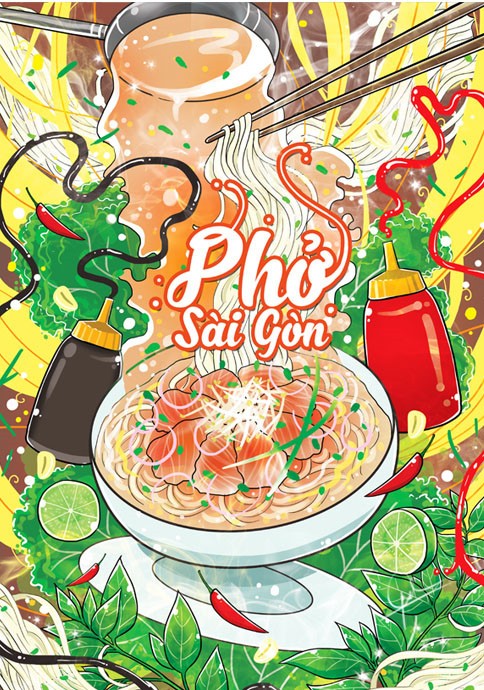 Ăn chơi Sài Gòn đúng điệu theo bộ ảnh chibi ảnh 2