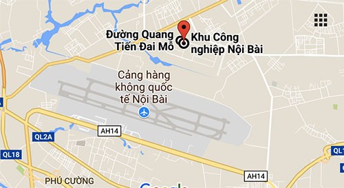 Cháy lớn gần sân bay Nội Bài, kho hàng bị thiêu rụi ảnh 1