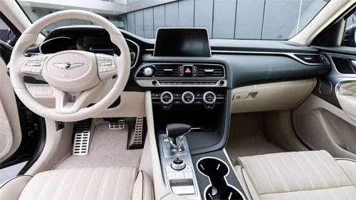 Genesis G70 - xe Hàn thách thức bộ ba hạng sang Đức ảnh 5