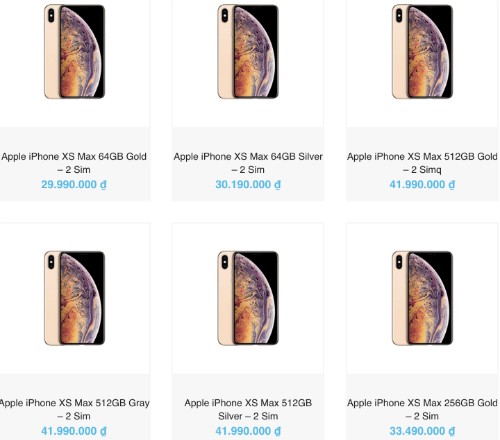 Giá iPhone Xs Max xuống dưới 30 triệu đồng ảnh 1