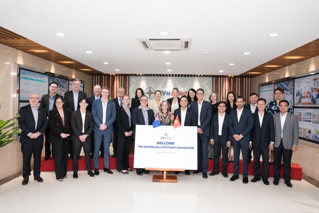 Phái đoàn Kl99ok phiên bản mới Australia, gồm đại diện 14 quỹ hưu trí và Kl99ok phiên bản mới nước này làm việc tại trụ sở EVNGENCO3.